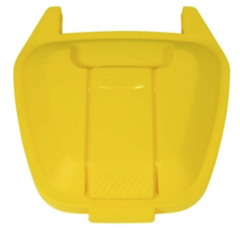 Крышка закрытая для R002218 Rubbermaid R002219 желтая
